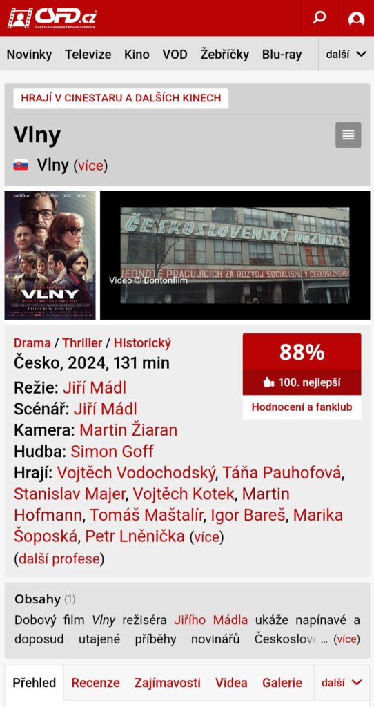 Krásná čísla. Ale kdyby Český rozhlas do tohoto filmu nevložil opravdu výraznou částku, nejspíš by nikdy nevznikl. Klasické financování, tedy peníze z českého i slovenského fondu, od České i slovenské televize, z regionů a od soukromých investorů by prostě nestačily.